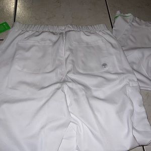 Hhworks purple label white scrubs